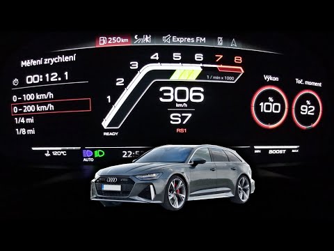 2021 Audi RS6 Avant | acceleration test
