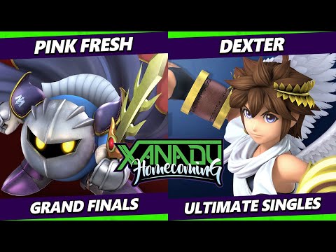 Xanadu Homecoming GRAND FINALS - Dexter (Pit) Vs. Pink Fresh (Wolf, Meta Knight) Smash Ultimate SSBU