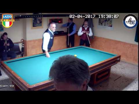 Dell'Uomo vs Morano 1 Cat - 3ªProva Camp.Regionale - CSB Martino's Billiards(LT) 1/2Apr2017