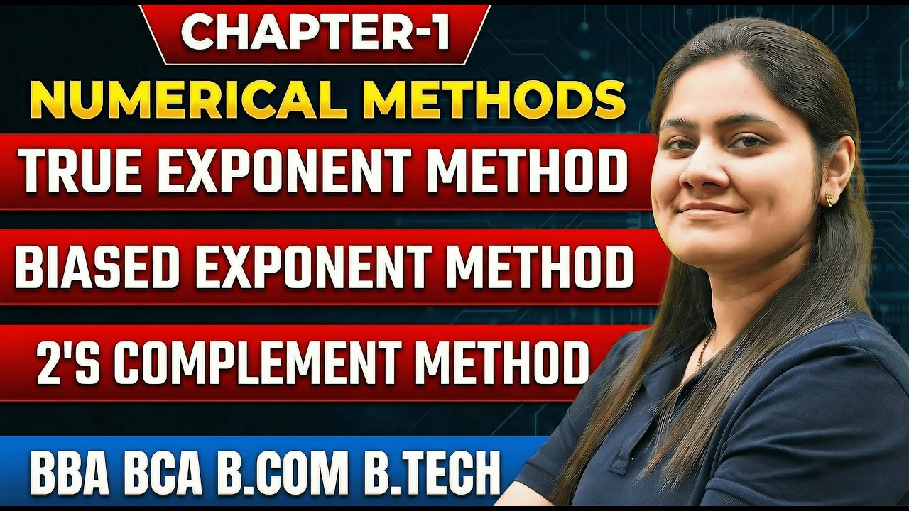 Computer Arithmetic Complete Chapter🔥|Numerical Methods|BBA|BCA|B.COM|B.TECH|Dream Maths