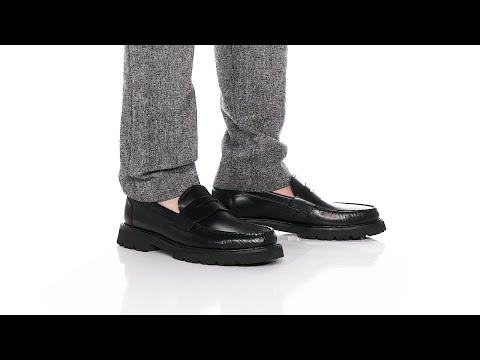 Black Sneakers Cole Haan American Classics Penny Loafer In Black