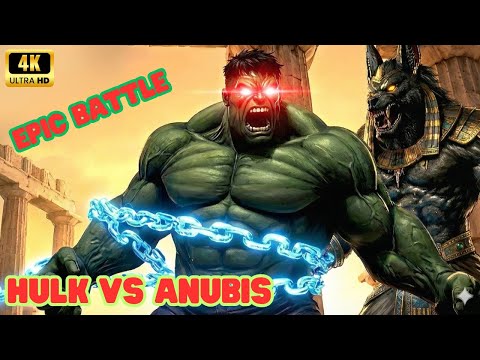 THE HULK vs. ANUBIS: God of Death vs. Titan - Battle at Parthenon (4K Cinematic)
