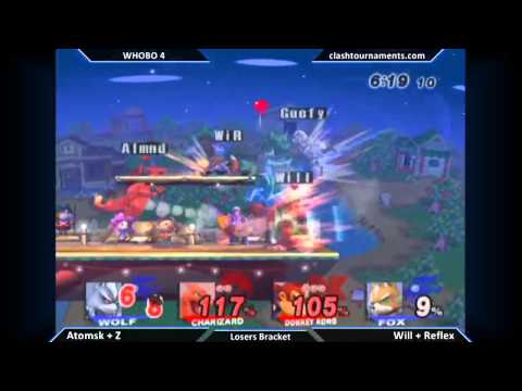 WHOBO 4 - Will + Reflex vs Atomsk + Z - Mid Tiers - SSBB