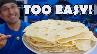 The Simplest 3 Ingredient Tortilla Recipe That Tastes Amazing!