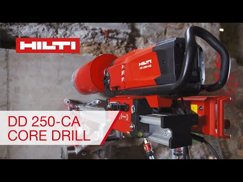 Hilti DD 250-CA heavy-duty diamond drilling tool with cut assist