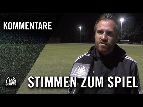 K. Prelec (SV Weiden II) und S. Neumann-Rystow (Interimstrainer GKSC Hürth II) - Die Stimmen
