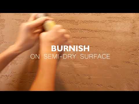 MacoAvell - Vellcco Stucco Travertine Effect with Copper Gold Wax