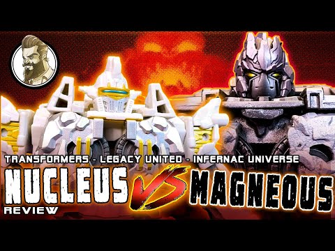Ham-Man Reviews 2UP - Transformers Legacy United Infernac Universe NUCLEOUS VS MAGNEOUS