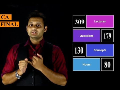 CA Final - Nov 2017 Video Lectures