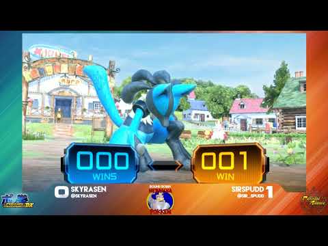 SkyRasen (Lucario/Machamp) vs SirSpudd (Scizor) Pokken at Underground - 12/5/17
