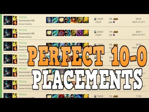 10-0 PLACEMENTS COMPLETE!! HUGE 1V9 OUTPLAYS, 25 STACKS EVERY GAME!! Unranked To Rank 1 - Ep. 3