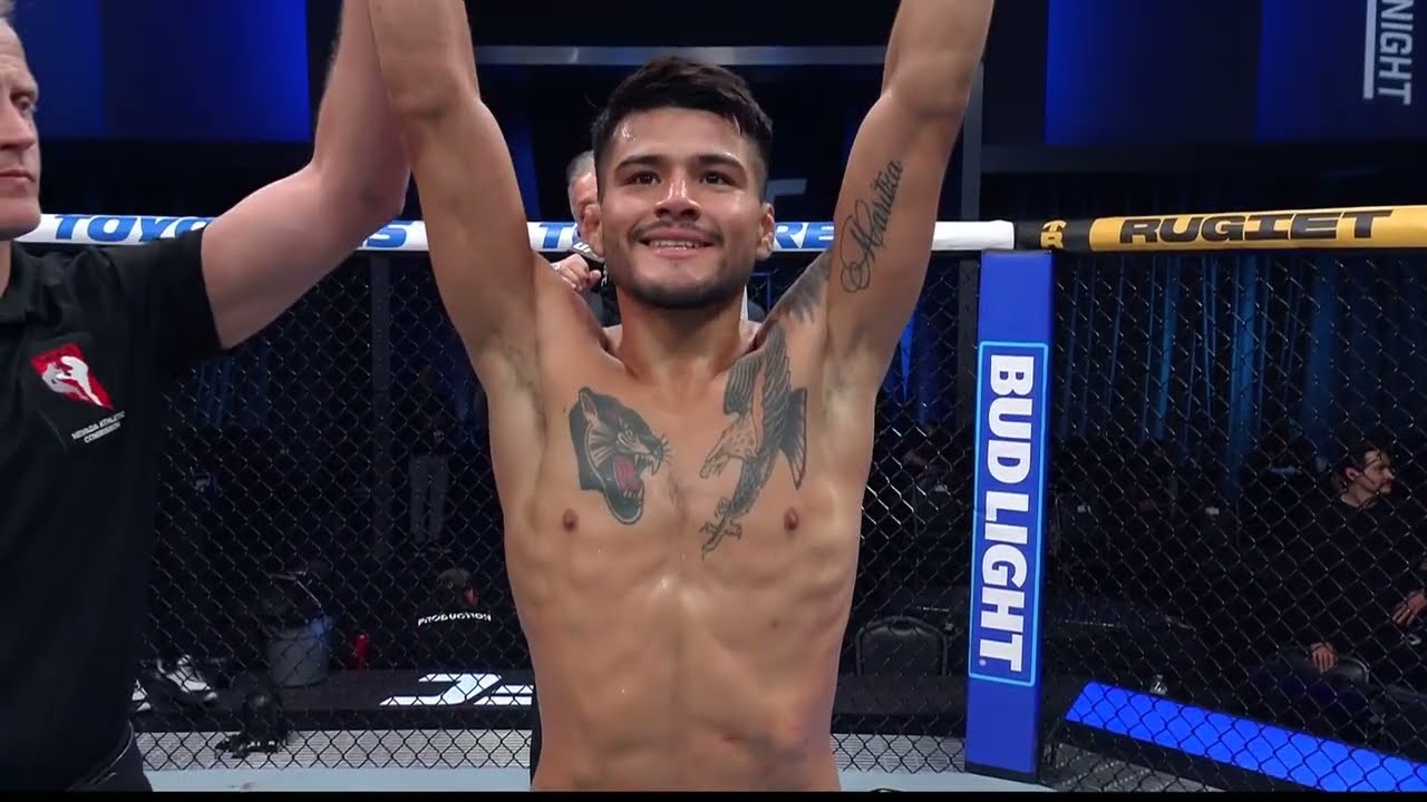 #UFCVegas117 Juan "Pegajoso" Diaz gana en su debut