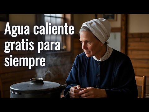 Así calientan los Amish el agua sin electricidad ni gas ¡100% efectivo!