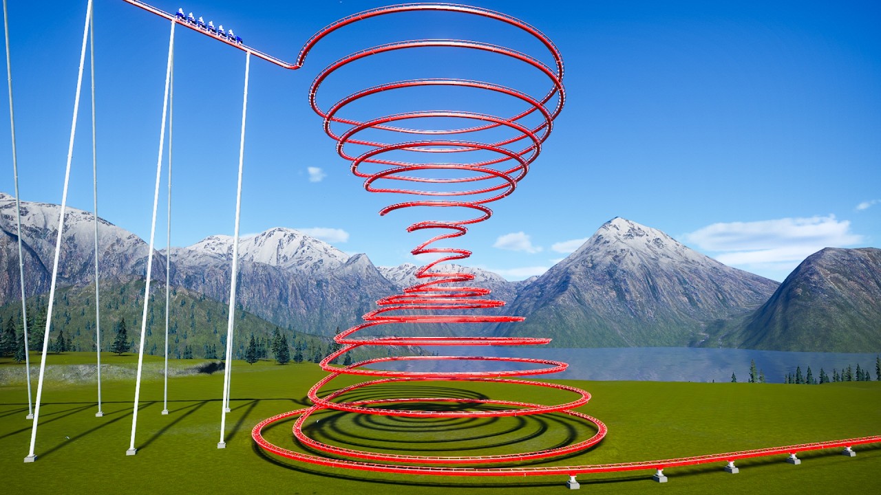 Hourglass Roller Coaster – Planet Coaster