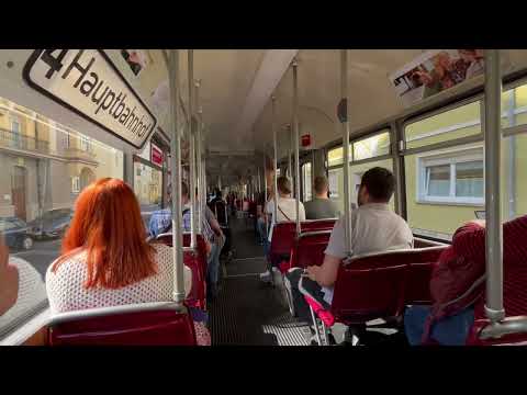 STRASSENBAHN WÜRZBURG - MITFAHRT IM DUEWAG-TRIEBWAGEN im Mai 2024 - Teil 2