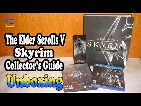 The Elder Scrolls V: Skyrim Special Edition Collector's Guide Unboxing & Review