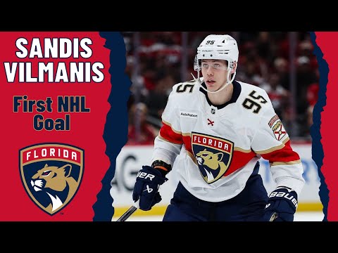 Sandis Vilmanis #95 (Florida Panthers) first NHL goal Jan 27, 2026