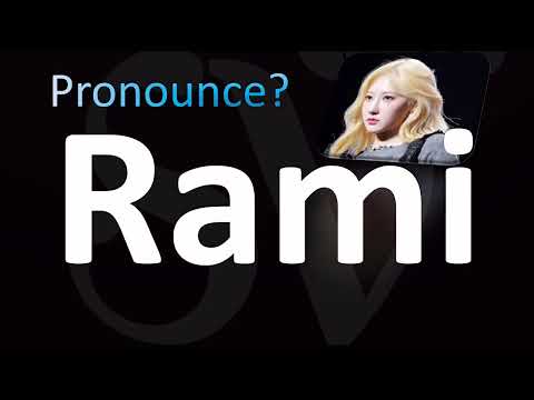 How to Pronounce ''Rami'' Correctly! (BABYMONSTER)