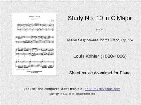 Köhler : Study in C Major, Op. 157, No. 10