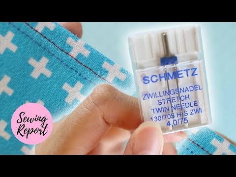 雙針--如何使用+包邊技巧｜縫紉報道 (Twin Needles - How To Use + Hemming Tips | SEWING REPORT)