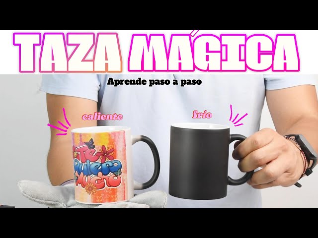 Vídeo relacionado con Taza Mágica Personalizada | Taza que Cambia de Color con la Temperatura | Taza termica | Taza Mágica para Cafe Personalizada | Compra Solidaria | Taza Original para Regalar