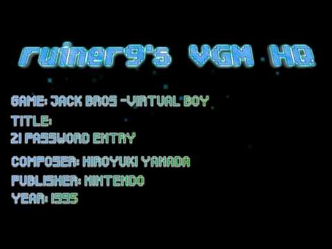Jack Bros -Virtual Boy OST 21 Password Entry