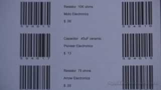 Avery Design Pro Lesson 9 - How to print barcodes and sequential barcodes.