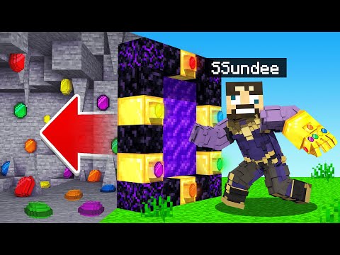 FINDING a LOST INFINITY STONE DIMENSION in Minecraft (Insane Craft)