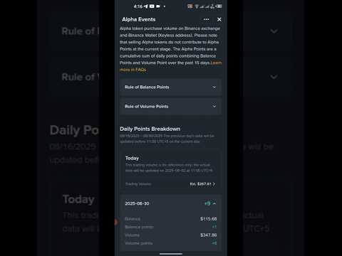 How to Collect 61 Alpha Points For Binance Wallet Booster Campaigns without Loss 🤑 Secret Strategy 🤫