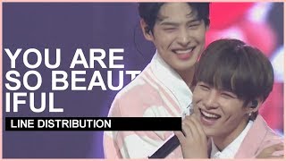 SF9 x VICTON - You Are So Beautiful | Line Distribution