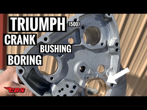Triumph (500) Crank Bushing Boring