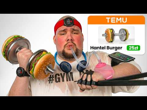 Testujemy GADŻETY NA SIŁOWNIE z TEMU