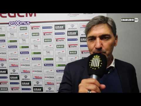 Felice Mazzu après SV Zulte Waregem - R.Charleroi S.C // (1-1)
