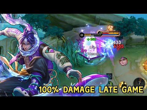 CHOU 100% DAMAGE LATE GAME | CHOU EXP FULL DAMAGE - CHOU MLBB