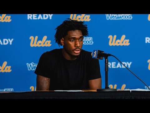 UCLA M. Basketball Postgame - Players, vs. Michigan (Jan. 7, 2025)