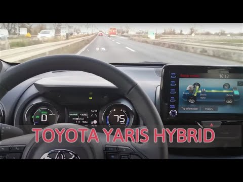 Toyota Yaris Hybrid (2021) - consumption on highway (130 km/h) + city