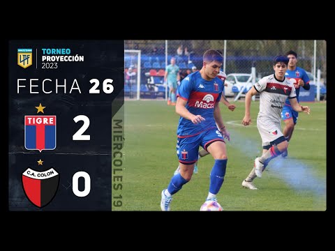 #TorneoProyección 2023 | Fecha 26 | resumen de Tigre y Colón