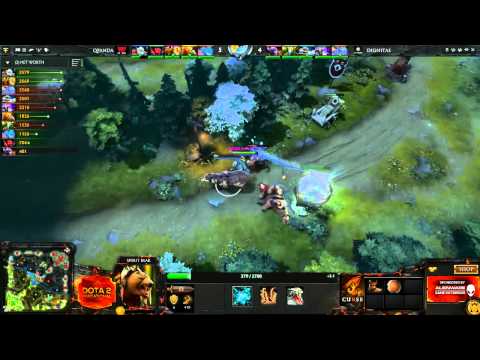 Qpad vs. Dignitas game 2 - Curse Dota 2 Invitational sponsored by Alienware