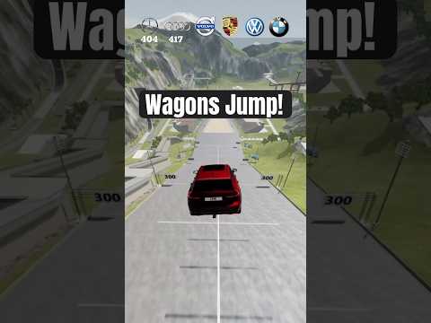 Station Wagon Jump Test! 🚀 RS6 vs Panamera vs AMG E63 & More!