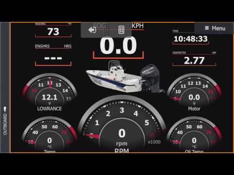 Lowrance HDS Instrumentation Setup on V19.1