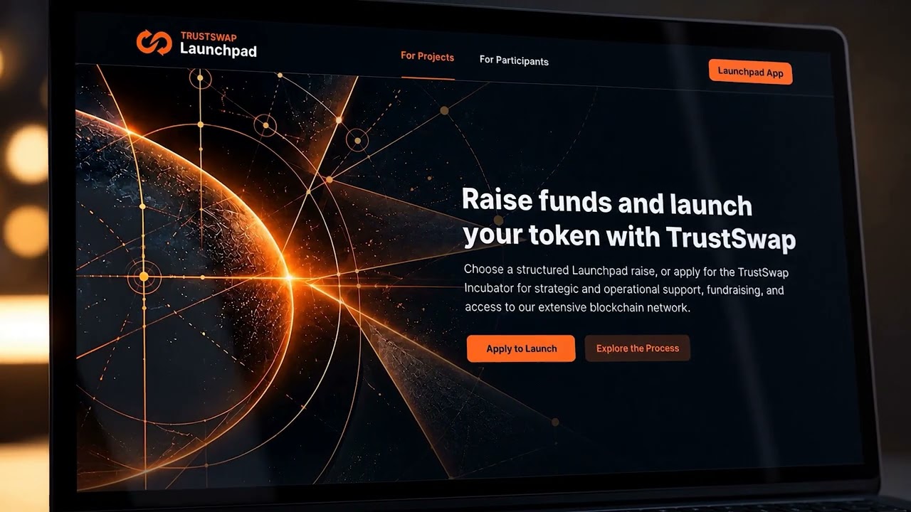 Orange is the new Orange - TrustSwap Launchpad got a new look