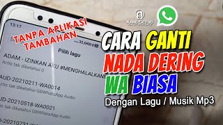 Download lagu Cara Mengganti Nada Dering WA dengan Lagu / Musik Mp3 mp3