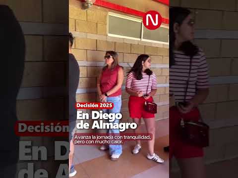 En Diego de Almagro, la jornada avanza con tranquilidad pese a las altas temperaturas