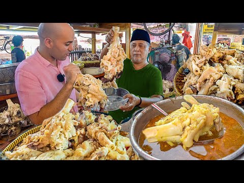 , title : 'INSANE Indonesian street food - MONSTER SIZE BEEF TROTTERS +  Street food in Tangerang, Indonesia'