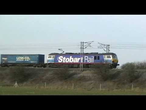 92017 4S43 Daventry - Mossend Euroterminal, Tesco, just north of Carnforth. 18/03/10