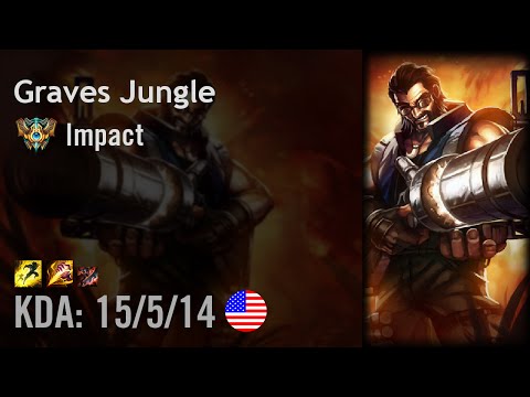 Graves Jungle vs Gragas - Impact - NA Challenger Patch 6.16