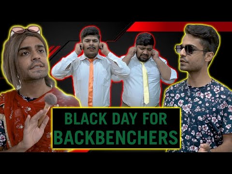 Black Day For Backbenchers || Unique MicroFilms || Comedy Sketch || 15 Sep