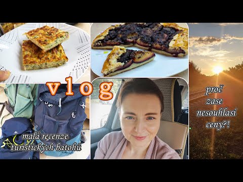 Nákupy v Decathlonu & Recenze batohů | Cuketový nákyp | Opět nesedí ceny!!? | Švestková galetka