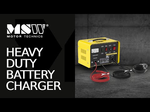 video - Heavy Duty Battery Charger - 12/24 V - 15/20 A