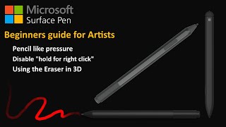 Surface Pen Beginners Guide for Artists and Note takers - Pencil like 